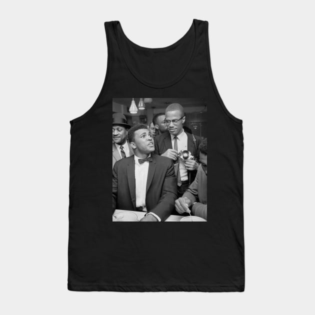 malcolm x Muhammad ali Tank Top by DulurPancing Arts